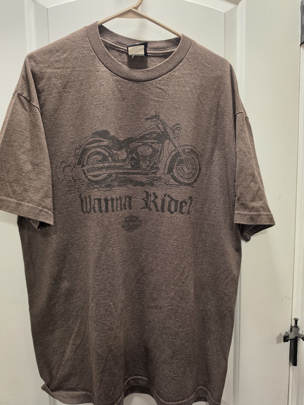 Harley-Davidson Brown Motorcycle Graphic Tee